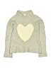 Crewcuts Hearts Silver Pullover Sweater Size 10 - photo 1
