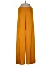 Lulus 100% Polyester Solid Yellow Casual Pants Size L - photo 1