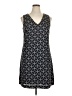 Ann Taylor 100% Polyester Polka Dots Blue Casual Dress Size 14 - photo 1