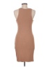 Unbranded Solid Tan Casual Dress Size M - photo 2