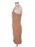 Unbranded Solid Tan Casual Dress Size M - photo 5