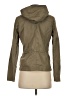 Dina Be 100% Cotton Solid Green Jacket Size S - photo 2