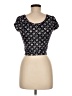 Forever 21 Black Short Sleeve Top Size M - photo 2