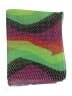 Unbranded Stars Multi Color Green Scarf One size - photo 2