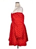 Shein Curve 100% Polyester Hearts Red Cocktail Dress Size 16 Plus (2) - photo 5