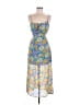 Bailey Rose 100% Polyester Paisley Yellow Cocktail Dress Size M - photo 1