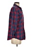 Brooke Leigh Plaid Red Long Sleeve Button-Down Shirt Size S - photo 4