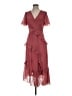Lulus 100% Polyester Burgundy Cocktail Dress Size S - photo 1