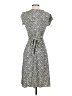 Studio M Floral Gray Casual Dress Size S - photo 2