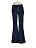Eunina Chevron-herringbone Blue Jeans Size 31 waist - photo 1