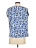 Ann Taylor 100% Polyester Blue Short Sleeve Blouse Size S - photo 2