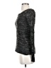 Apostrophe Metallic Gray Pullover Sweater Size XS - photo 5