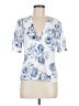Talbots White Short Sleeve Blouse Size M - photo 1