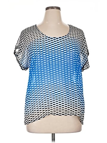 Jennifer Lopez Short Sleeve Blouse (view 1)