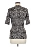 Ann Taylor Silver Short Sleeve Top Size M - photo 2