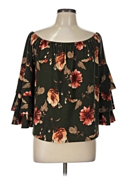 Peach Love 3/4 Sleeve Blouse (view 1)