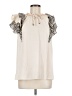 Entro 100% Polyester Ivory Sleeveless Blouse Size M - photo 1