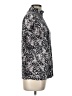 Madison Animal Print Silver Short Sleeve Turtleneck Size L - photo 4