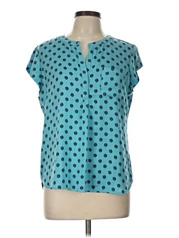 Liz Claiborne Short Sleeve Blouse (view 1)