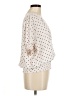 Summersalt 100% Polyester Polka Dots Ivory Short Sleeve Blouse Size M - photo 4