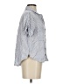 Universal Thread Stripes Blue Short Sleeve Blouse Size XS - photo 4