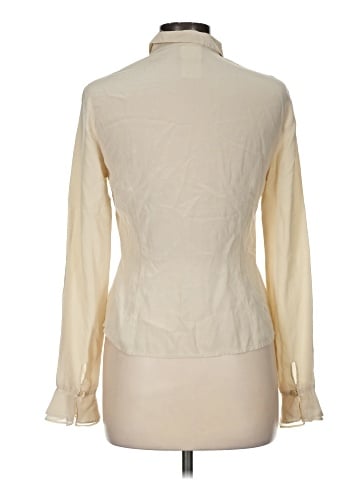 Laura Ashley Long Sleeve Silk Top (view 2)