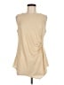 T Tahari Tan Sleeveless Blouse Size M - photo 1