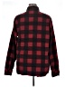 Wrangler Jeans Co 100% Polyester Plaid Red Long Sleeve Blouse Size XL - photo 2