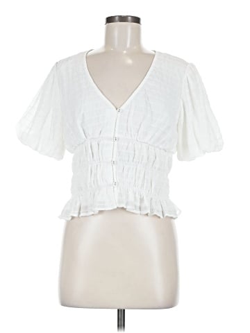 Lulus Short Sleeve Blouse (view 1)