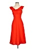 Monteau 100% Polyester Orange Cocktail Dress Size S - photo 1