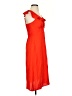 Monteau 100% Polyester Orange Cocktail Dress Size S - photo 4