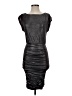 Alice + Olivia Metallic Black Cocktail Dress Size 4 (estimated) - photo 1