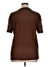 Shein Brown Short Sleeve Top Size XL - photo 2