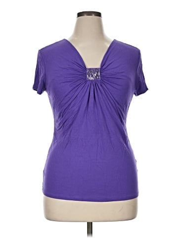 DressBarn Short Sleeve Top (view 1)