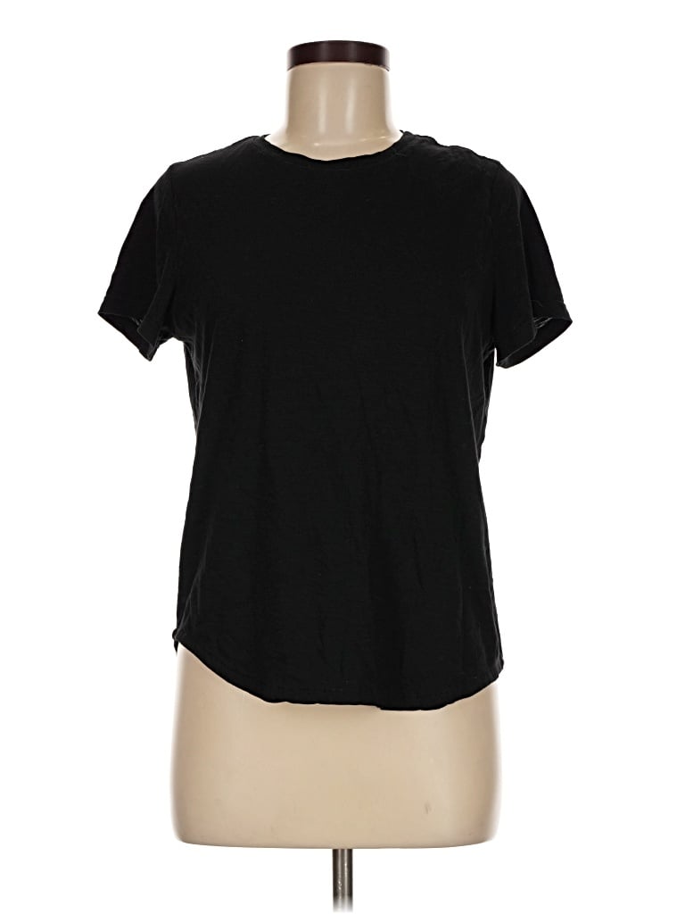 Pre-owned Felina Short Sleeve T-shirt In Black