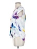 Jams World Floral Graphic White Short Sleeve Top Size XS - photo 5