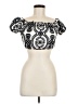 PrettyLittleThing 100% Cotton Ivory Short Sleeve Top Size 6 - photo 1