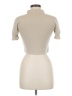 Assorted Brands Ivory Short Sleeve Turtleneck Size M - photo 2