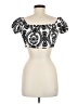 PrettyLittleThing 100% Cotton Ivory Short Sleeve Top Size 6 - photo 2