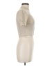 Assorted Brands Ivory Short Sleeve Turtleneck Size M - photo 4