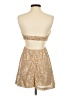 Mable Metallic Gold Cocktail Dress Size S - photo 2