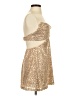 Mable Metallic Gold Cocktail Dress Size S - photo 4