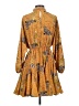 Rhode 100% Polyester Paisley Yellow Casual Dress Size XS - photo 2