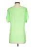 Lush 100% Polyester Green Short Sleeve Top Size S - photo 2