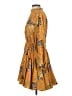 Rhode 100% Polyester Paisley Yellow Casual Dress Size XS - photo 5