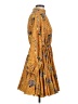 Rhode 100% Polyester Paisley Yellow Casual Dress Size XS - photo 4