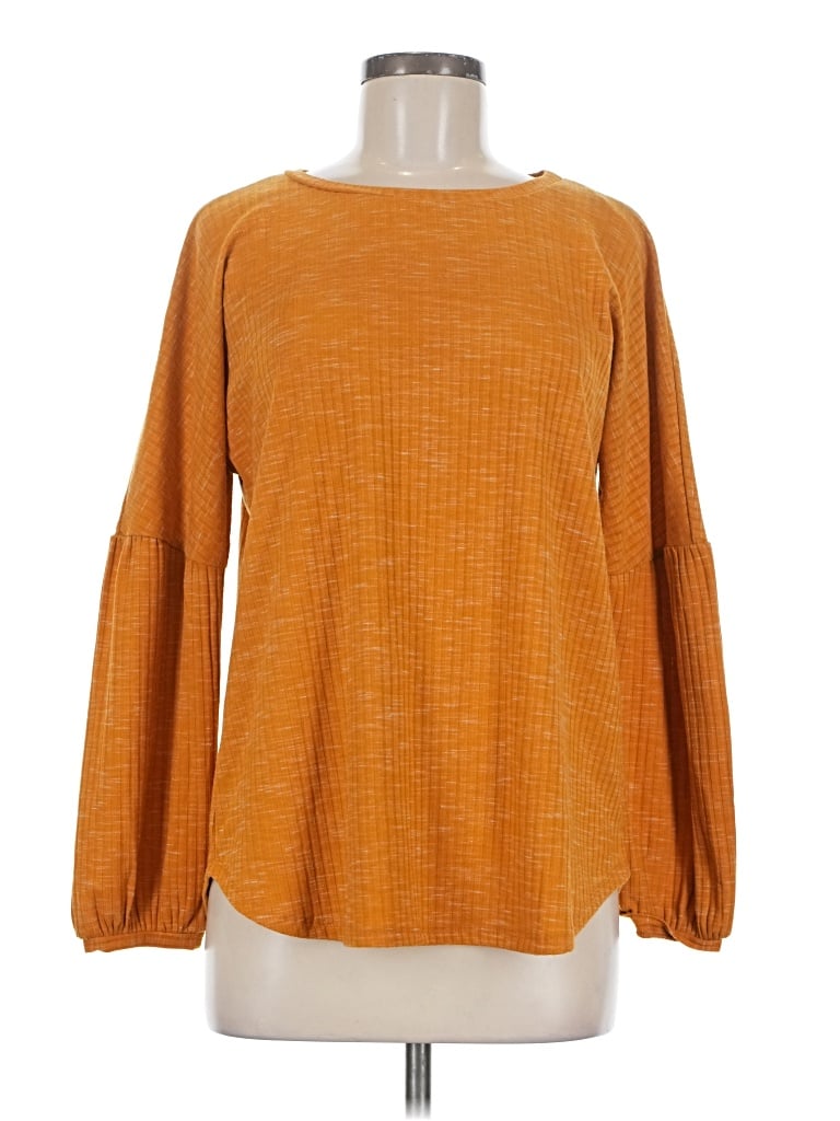 Pre-owned Juicy Couture Long Sleeve T-shirt In Orange