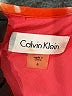Calvin Klein 100% Polyester Print Orange Cocktail Dress Size 6 - photo 7