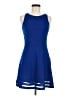 Teeze Me Solid Blue Cocktail Dress Size M - photo 1