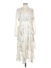 Assorted Brands Polka Dots Ivory Cocktail Dress Size S - photo 1